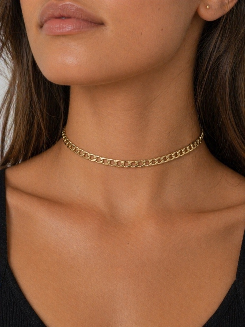 GLD Shop 5mm Fígaro Link Choker/OS